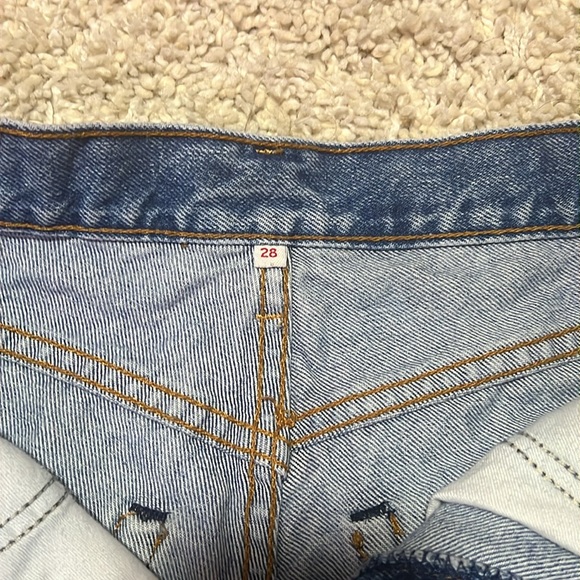 Levi Strauss‎ Medium Wash Jean Shorts 28 Waist - Picture 6 of 8